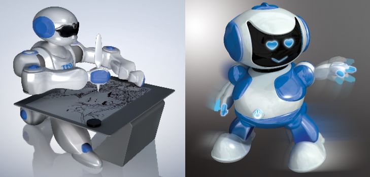 Deux robots de chez Tosy : un dessinateur et un danseur ! - Blog