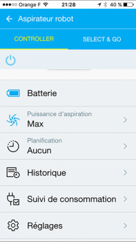 application powerbot samsung connecte