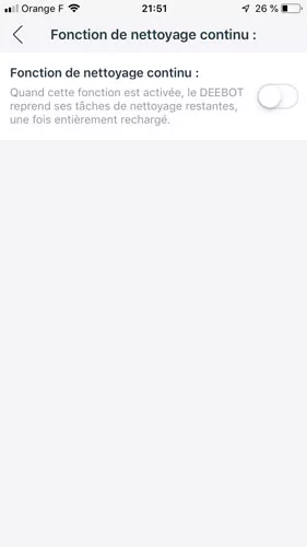 nettoyage continu ozmo 930 deebot