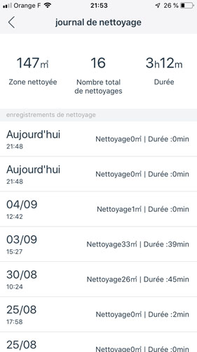 journal de nettoyage ozmo 930 deebot